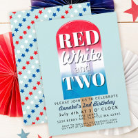 Blanc rouge et deux coquelicots Juillet 4 Annivers