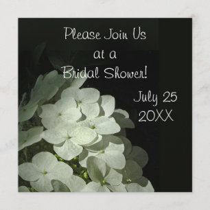 Invitation blanche de Fête de la mariée