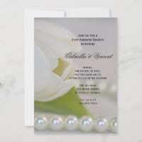 Blancs Perles de Tulipe Mariage Brunch