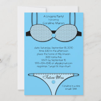 Invitation Bleu innommable