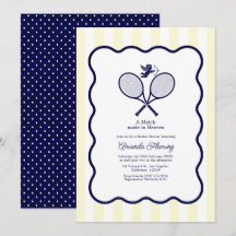 Bleu marine et crème : Tennis Prépa Mariage