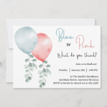 Bleu ou Rose Qu'en Pensez-Vous Révélation Du Sexé