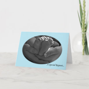 Invitation Bleu Parrain Demande du Garçon Appelé.