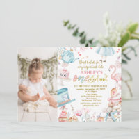 Bleu rose Photo Alice Onederland 1er anniversaire