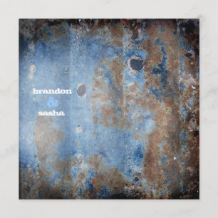 Invitation Bleu rustique de la CHROMATOGRAPHIE GAZEUSE