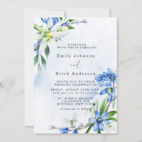 Bleu Snowdrops Scilla Spring Floral Mariage
