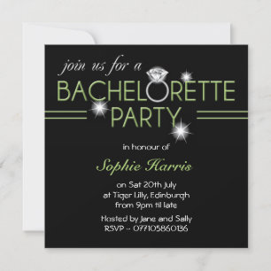 Invitation Bling Ring Green