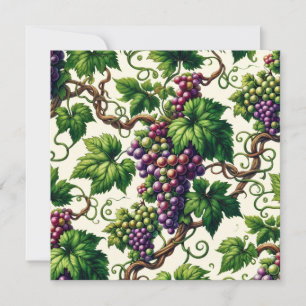 Invitation Bliss de vignoble verdoyant : Une tapisserie de vi