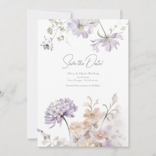 Invitation Bliss - Mariage Lilac et Lavender Enregistrer la d