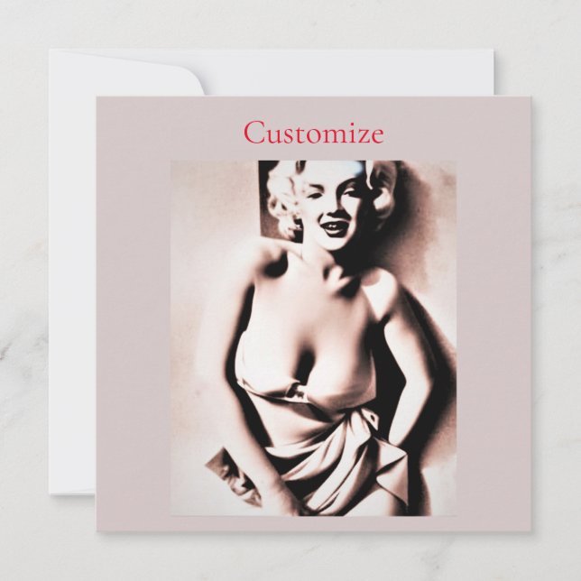 Invitation Blonde vintage Thunder_Cove (Devant)
