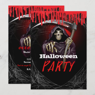 Invitation Bloody Halloween Party