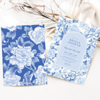 Blue Bird Peony Chinoiserie Garden Fête des mariée