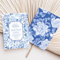 Blue Birds & Peonies Chinoiserie Fête des mariées