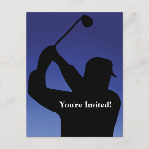 Invitation Blue Golf Homme