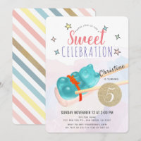 Blue Gummy Ours Candy Sushi Fille Anniversaire