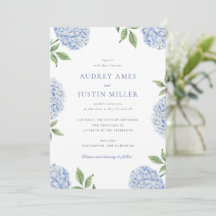 Blue Hydrangea Flower Classic Mariage