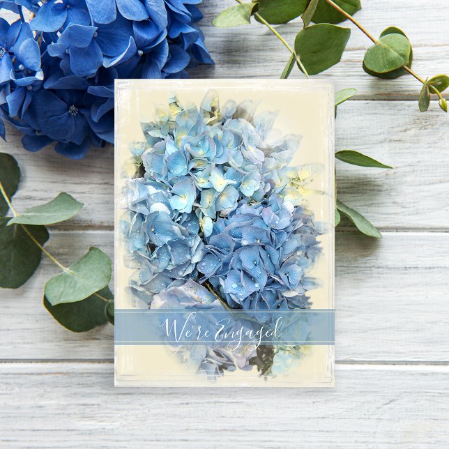 Invitation Blue Hydrangea Flower Party (Créateur téléchargé)