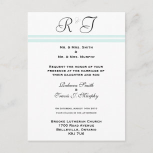 Invitation - Blue Line