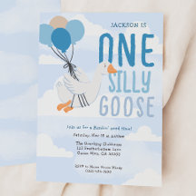 Blue One Silly Goose 1er anniversaire