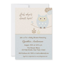 Blue Owl, Baby shower pour garçon