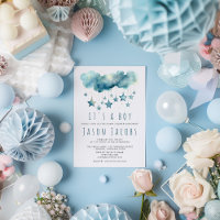 Blue stars C'est un baby shower garçon
