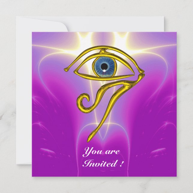 Invitation BLUE TALISMAN, violet violet violet violet blanc (Devant)