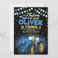 Blue Tractor 3ème fête d'anniversaire