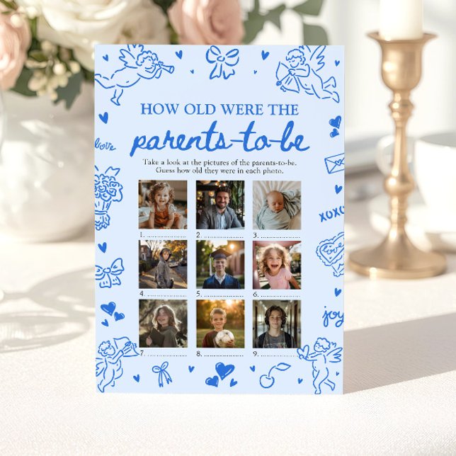 Invitation Blue Valentine Quel âge avaient les parents Jeu (Blue Valentine How Old Were The Parents Game)