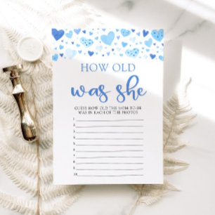 Invitation Blue Valentine Quel âge avait-elle Jeu de Baby Sho