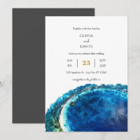 Blue Water Tropical Atoll Island Beach Mariage