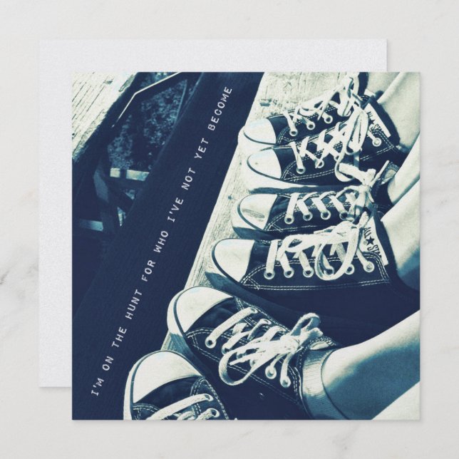 Invitation BLUES basket 5,25 x 5,25 (Devant / Derrière)