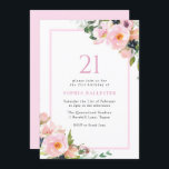 Invitation Blush Dreams Floral Womans 21e fête d'anniversaire<br><div class="desc">Blush Dreams Floral Womans Girls 21st Birthday Party Invitation Nous avons aussi beaucoup d'autres Invitation et collections.</div>