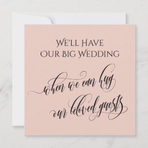 Invitation Blush Quand Nous Pouvons Vous Embrasser Mariage Re