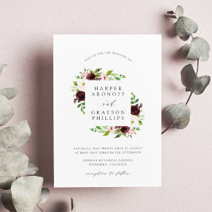 Invitation Blush Romance