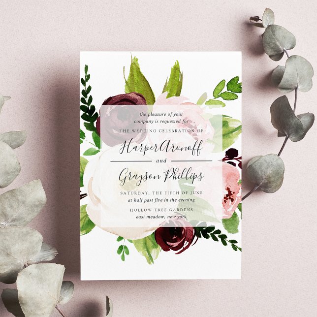 Invitation Blush Romance (Créateur téléchargé)