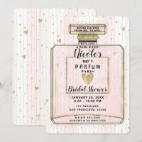 Blush Rose et Or Paris Parfum Baby Shower