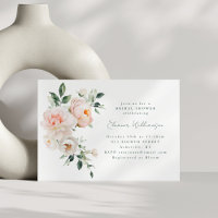 Blush Roseau Mariage Aquarelle Pivoine Floral