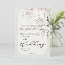 Blush Sheer Bow Rose Wisteria Bouquet en Cascade