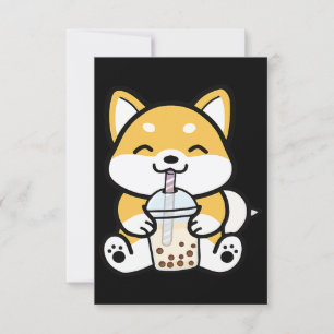 Invitation Boba Corgi, Corgi Boba, Boba Shiba, Shiba, Corgi