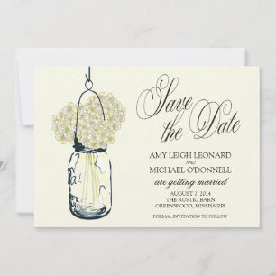 Invitation Bocal en grès rustique Hydrangrée Enregistrer la d