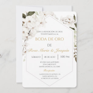 Invitation Boda de oro
