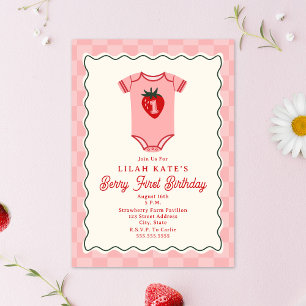Invitation Bodysuit Berry Premier Anniversaire de contrôle de
