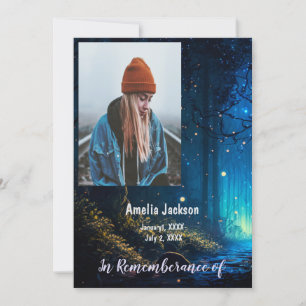 Invitation Bogue de foudre de l'Invitation du service commémo