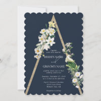 Bohème Bohème Pyramide Flore Blanche Mariage Bleu