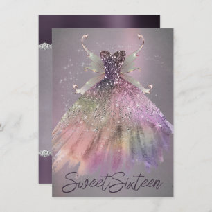 Invitation Bohême Fairy Ball Gown Boudin Ombre