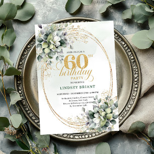 Invitation Bohème Verte pour les 60 ans Botanique