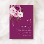 Invitation Bohemian Blush & Berry Floral Mariage<br><div class="desc">Bohemian Blush & Berry Floral Faire-part de mariage Voir la collection correspondante à Niche et Nest Store Merci beaucoup</div>