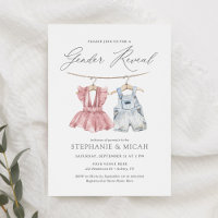 Boho Aquarelle Vêtements de bébé Révélation de gen