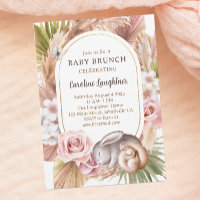 Boho Baby Animal Sleeping Woodland Baby Brunch