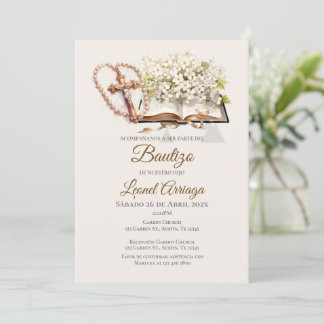 Invitation Boho Baptism